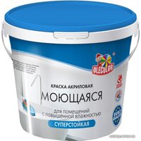 Краска Olecolor Моющаяся 7 кг (супербелый)