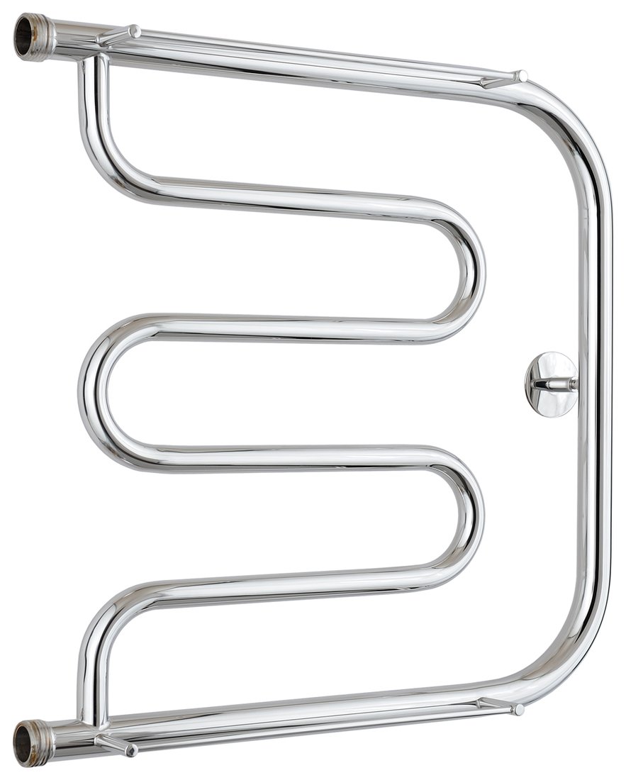 

Полотенцесушитель Стилье Тандем 2 полки 500х500 резьба-сгон 1" 00016-5050