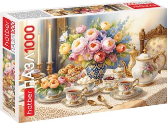Пазл Hatber Сладкое чаепитие 1000ПЗ2_36904 (1000 эл)