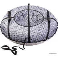 Тюбинг Ватрушкин Фэмили (серый/черный)