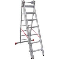 Лестница-стремянка Новая высота NV 523 трёхсекционная индустриальная 3x7 ступеней