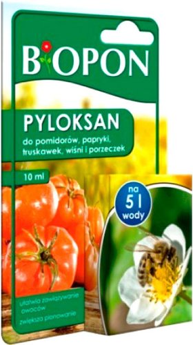 Удобрение Bros Биопон Пылоксан для улучшения завязывания плодов 10 мл