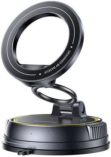 Держатель для смартфона Baseus PrimeTrip VC2 Flex Magnetic Car Mount Suction Cup Version CosmicBlack C0013801
