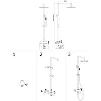 Душевая система  Ganzer GZ19162-G