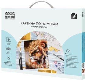 

Картина по номерам Три совы Лев КХп_48149