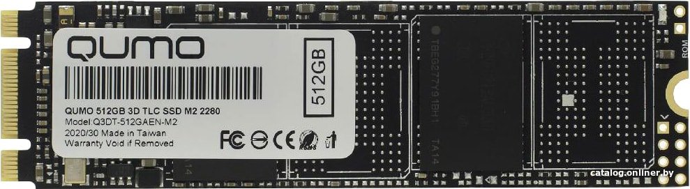 SSD QUMO Novation 3D TLC 512GB Q3DT-512GAEN-M2