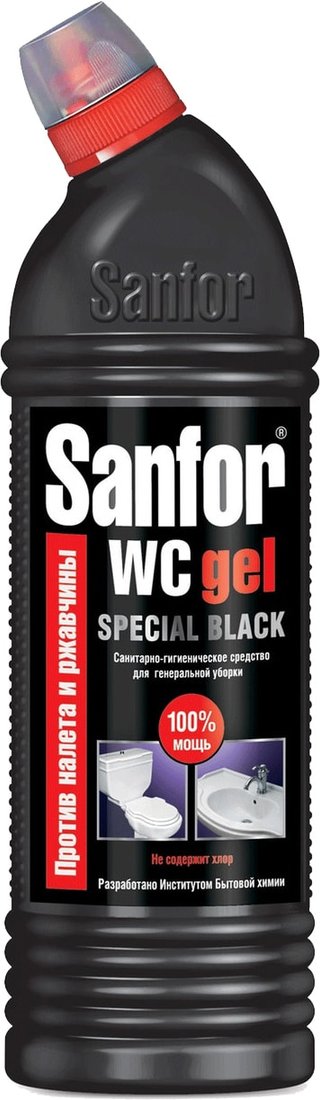 

Средство для сантехники Sanfor WC Gel Black 750 г