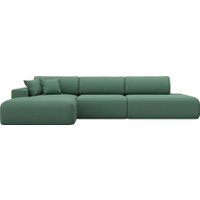 Угловой диван Лига диванов Лига-036 НПБ Модерн Лонг левый 124695L (рогожка амур зеленый)