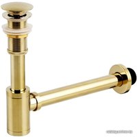 Сифон Rea Gold с клапаном Klik-Klak (без отверстия для перелива)