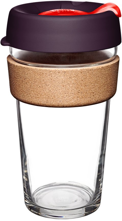 

Многоразовый стакан KeepCup Brew Cork L Red Bells 454мл (красный)