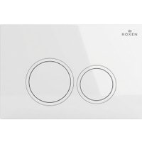 Унитаз подвесной Roxen Antares в комплекте с инсталляцией StounFix Dual Fresh 6 в 1 501501 (кнопка: белый глянец)