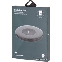 Беспроводное зарядное AccesStyle Darkslate 15W