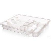 Лоток для столовых приборов Эльфпласт ЕР088 (прозрачный)