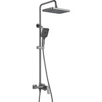 Душевая система  Shevanik S4436T (оружейная сталь)