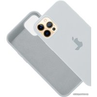 Чехол для телефона EXPERTS Silicone Case для Apple iPhone 12/12 Pro (белый)