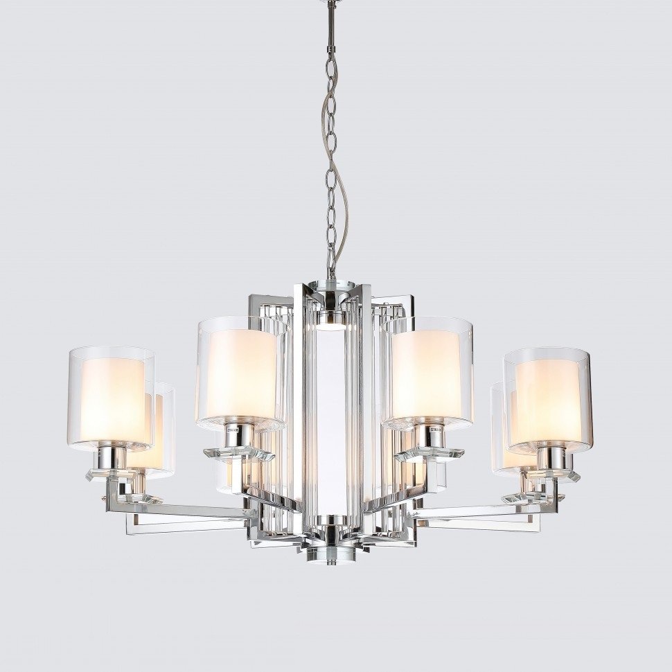 Подвесная люстра iLamp King RM6201-8 CR+CL