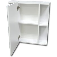  Гамма Шкаф с зеркалом 07т (белый)