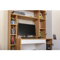 Стол Mobi Комфорт 12.71 (дуб золотой craft/белая аляска)