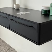 Туалетный столик без зеркала Shtabe Royal 5210 эко (черный/р.черная)