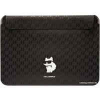 Чехол CG Mobile Karl Lagerfeld Saffiano Sleeve Monogram NFT Choupette KLCS14SAKHPCK 13/14" (черный)