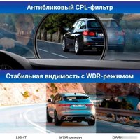 Видеорегистратор-радар детектор-GPS информатор (3в1) TrendVision Hybrid Signature Real 4K 2CH