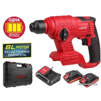 Перфоратор Wortex CRH 1810 0329267 (с 2-мя АКБ, кейс)