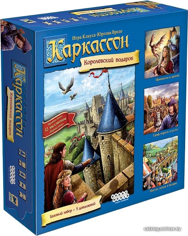Настольная игра Мир Хобби Каркассон. Королевский подарок. Новое издание