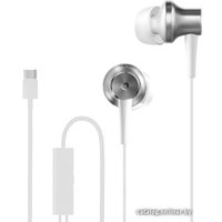 Наушники Xiaomi Mi ANC & Type-C In-Ear Earphones JZEJ01JY (серебристый/белый)