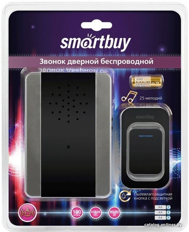 Беспроводной дверной звонок SmartBuy SBE-11-DP6-25