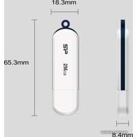 USB Flash Silicon-Power Blaze B32 64GB (белый)
