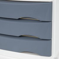 Лоток для бумаг BRAUBERG Office-Expert 238040 (белый/серый)