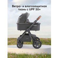 Универсальная коляска Happy Baby Mommer Pro Plus Nova 3 в 1 (dark grey)