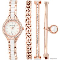 Наручные часы с украшением Anne Klein 1954RGST