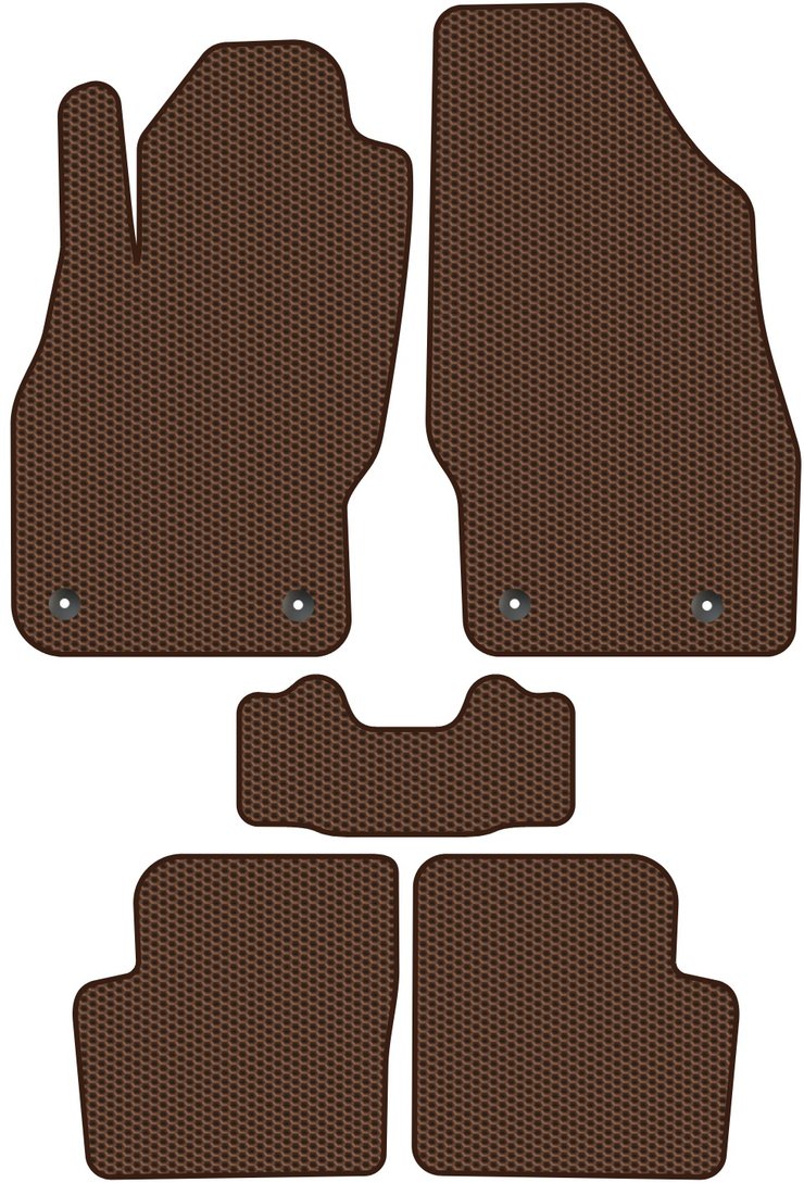 

Комплект ковриков для авто Alicosta Opel Corsa IV (хэтчбек 3 дв, хэтчбек 5 дв / S07, D) 2006 - 2014 (коричневый, сота)