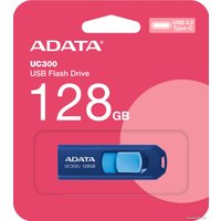 USB Flash ADATA UC300 128GB (синий/голубой)