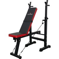 Силовая скамья Calviano 1008 (красный/черный)