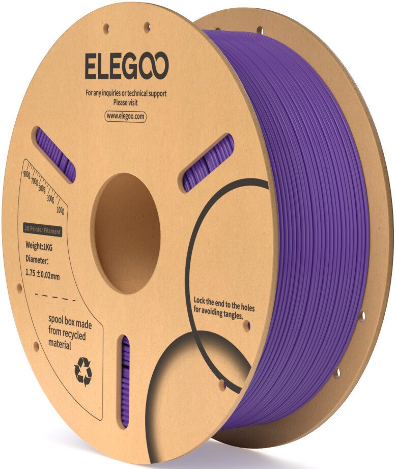 Филамент Elegoo PLA (1.75 мм, 1 кг, пурпурный)