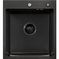 Кухонная мойка ARFEKA ECO AR 450*500 BLACK PVD NANO