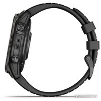 Умные часы Garmin Fenix 7 Pro Sapphire Solar (карбоново-серый титан/черный)