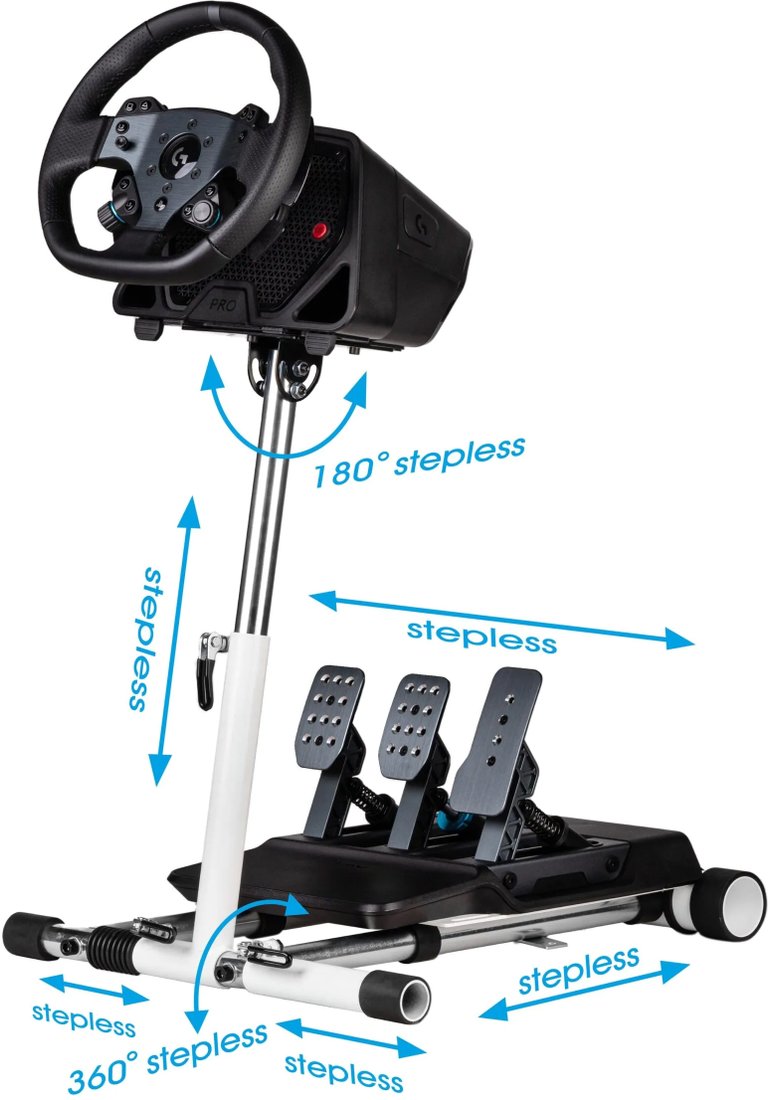 

Стойка для автосимуляторов Wheel Stand Pro DD (Logitech/Thrustmaster/MOZA/Fanatec)