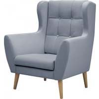 Интерьерное кресло Mio Tesoro Фиджи (Velutto 12/натуральное дерево)