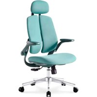 Офисное кресло SitUp Kwin Green Chrome (ткань Green/Green)
