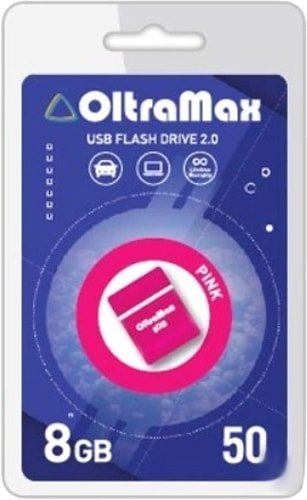 

USB Flash OltraMax 50 8GB (розовый)