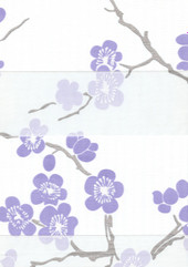 СРШ 01МКД DN-46074 48x160 (рисунок декор, сакура фиолетовая)
