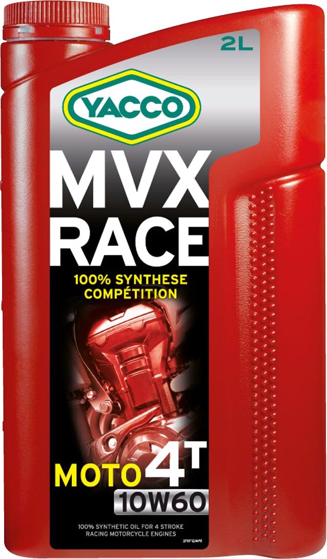 

Моторное масло Yacco MVX Race 4T 10W-60 2л