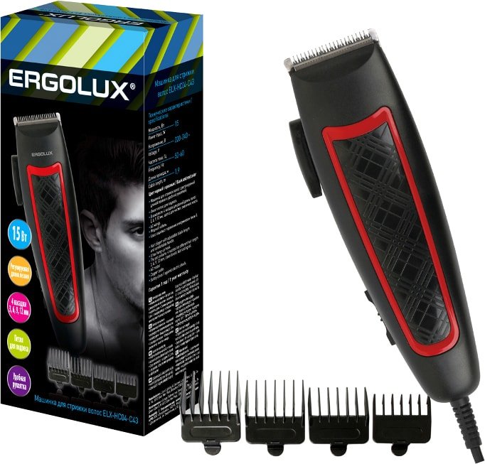 

Машинка для стрижки волос Ergolux ELX-HC04-C43