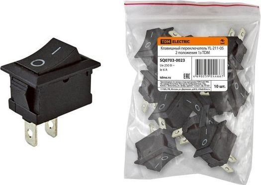 

Выключатель проходной TDM Electric SQ0703-0023 (черный)