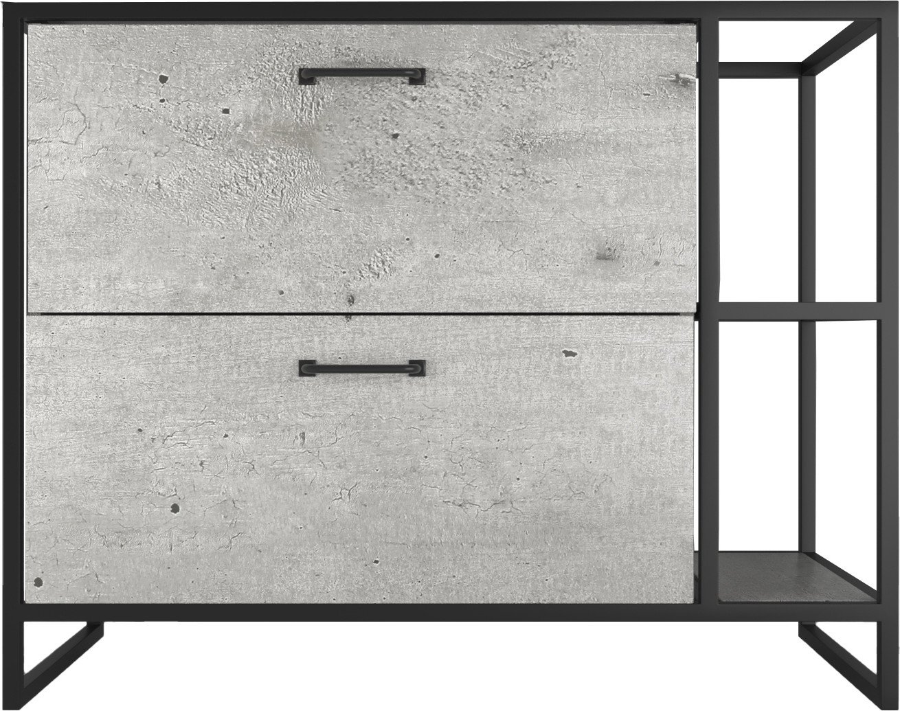 

Style Line Тумба под умывальник Лофт 1.2 60/80 2 ящика
