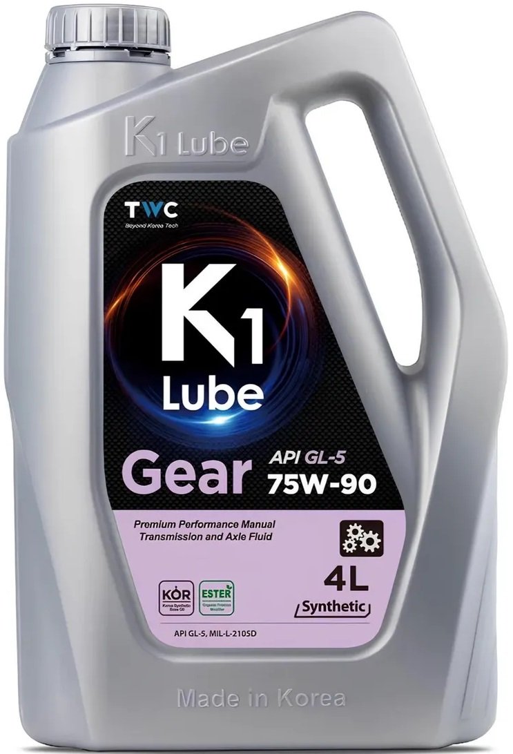 

Трансмиссионное масло K1 Lube Gear GL-5 75W-90 4л