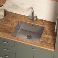 Кухонная мойка Basic Decor 55x45 (сатин)